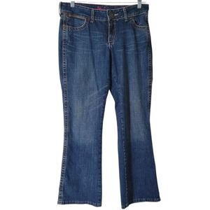 Wrangler Women's Bootcut Jeans Embellished Pockets Size 30 (7/8)
 I509